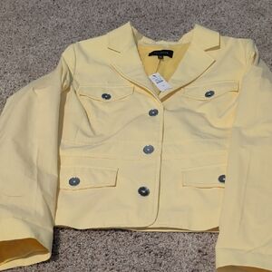 Talbots Soft Yellow Women's Blazer